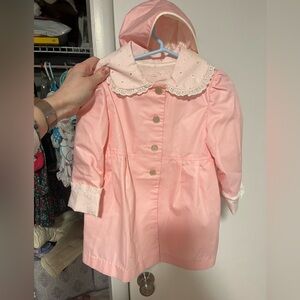 90s Vintage Sears Overcoat with matching bonnet